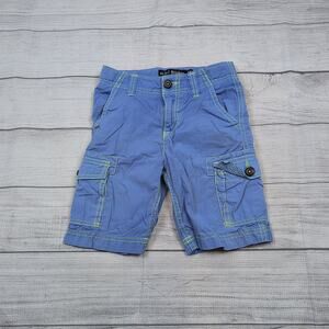 5 Mini Boden Blue Cargo Shorts